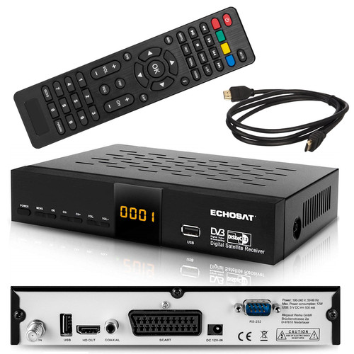 Sat receiver echosat 20900m - hd,