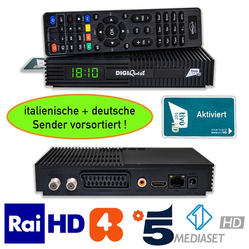 Tivusat receiver mit karte - tivusat,